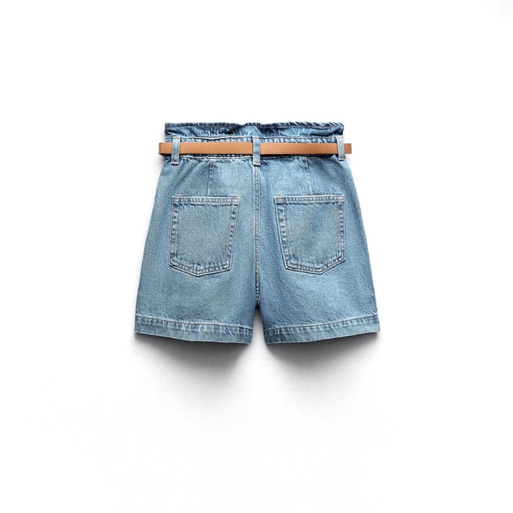 Zara Paperbag High Waisted Shorts
